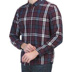 NICKEL & IRON Flannel Button Up Shirt Size Small S